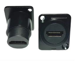 Emenda f hdmi metal painel conexão estável e segura - 4 pçs