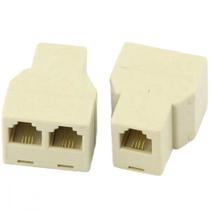 Emenda Femea Dupla Asantos Para Plug Rj45 4706