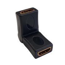 Emenda HDMI com Ângulo de 90 a 180 Graus - (HDMI F X HDMI F) - AD0045 Emenda HDMI com Ângulo de 90 a 180 Graus - (HDMI F X HDMI F) - AD0045
