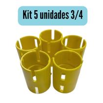 Emenda Luva Conduíte 3/4 e 1" - Kit com 5 ou 10 unidades