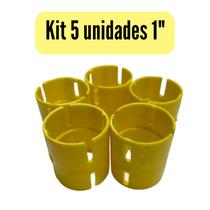 Emenda Luva Conduíte 3/4 e 1" - Kit com 5 ou 10 unidades