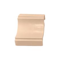 Emenda para acabamento de moldura em forro pvc cor nogueira /50