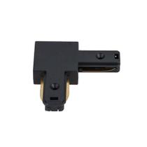 Emenda para trilho eletrificado formato L cor preta bivolt adn iluminação Emenda para trilho eletrificado formato L cor preta bivolt adn iluminação