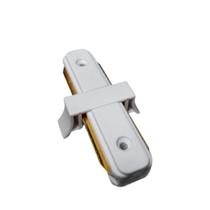 Emenda Reta Branco Ou Preto Plug Conector Para Junção Conexão de Trilho Eletrificado