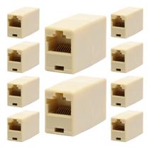 Emenda Rj45 Fêmea Para Rj 45 Fêmea 8x8 Storm 10 Unidades Emenda Rj45 Fêmea Para Rj 45 Fêmea 8x8 Storm 10 Unidades