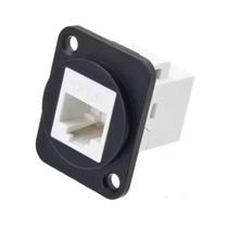 Emenda Rj45 P/ Painel - Cat 6 - Tebera - Kit 4pçs Emenda Rj45 P/ Painel - Cat 6 - Tebera - Kit 4pçs