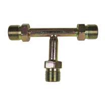 Emenda Tipo T 06mm Aço Rosca Macho Fixa