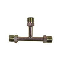 Emenda Tipo T 08mm Aço Rosca Macho Fixa