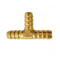 Emenda Tipo T Mangueira de Gás Água 3/8 Latão