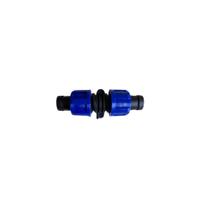 Emenda União 16mm com ROSCA para Fita Gotejadora para Irrigação 50 und RSB