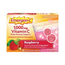 Emergen-C 1000mg Vitamina C Rasberry com 30 saches