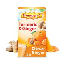 Emergen-C Citrus-Ginger com Açafrão 18 Quilates - Bebida Gaseificada