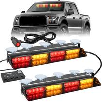 Emergency Dash Strobe Lights Nilight 32LED, vermelho âmbar Emergency Dash Strobe Lights Nilight 32LED, vermelho âmbar