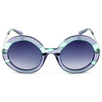 Emilio Pucci EP 143 Roxo /Verde Translucido /Azul Degradê 89W 53mm - Óculos de Sol