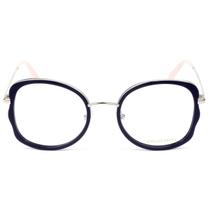 Emilio Pucci EP5181 Azul Marinho 092 52mm - Óculos de Grau
