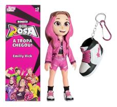 Emilly Vick Boneca Youtuber Dos Rosa 25cm