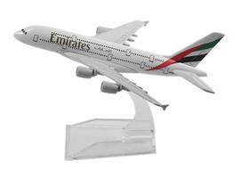 Emirates Airbus A380 Miniatura Avião Aeronave Comercial