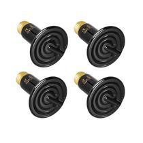 Emissor de calor cerâmico Simple Deluxe 60W para répteis, pacote com 4 Emissor de calor cerâmico Simple Deluxe 60W para répteis, pacote com 4