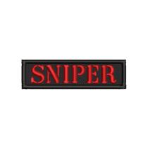 EML0126 Sniper Patch Bordado 9x2,5cm