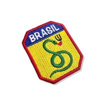 EML022 Cobra Vai Fumar Patch Bordado 7x5,7cm