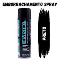 Emoborrachamento Spray Revestik Preto 400ml (impermeabilização, emborrachamento, vedação)