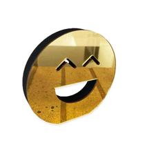 Emoji Feliz Em Mdf Decoryou - Ref 358