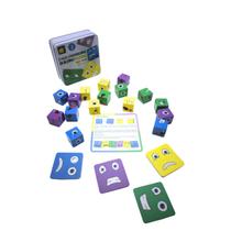 EmojiCubos Educacional Kit Infantil de Emoções, Cubos e Cartões