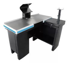 Empacotador Check Out Balcão Caixa 1,30 Recorte Balança