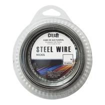 Empate Cabo de Aço Para Encastoar Steel Wire Celta 200lb 10m com 20 Luvas
