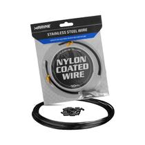 Empate Cabo de Aço Pesca Marine Sports Black Revestido Nylon 10m 75 Lbs 70 Luvas