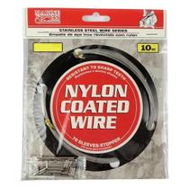 Empate de Aço Inox Leader Wire Nickel Rolo 10m e 70 Luvas Marine Sports - 120lbs