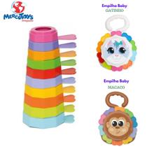 Empilha Baby Macaco -Ref 406 Mercotoys Empilha Baby Macaco -Ref 406 Mercotoys