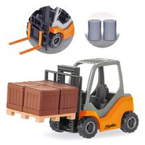 Empilhadeira Agille Working C/ Acessórios 485 - Usual Brinquedos Empilhadeira Agille Working C/ Acessórios 485 - Usual Brinquedos