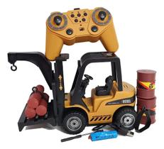 Empilhadeira Controle Remoto Trator 21 Funções Som Luz Truck Cor Laranja Mod.02Empilhadeira Controle Remoto Trator 21 Fu Empilhadeira Controle Remoto Trator 21 Funções Som Luz Truck Cor Laranja Mod.02Empilhadeira Controle Remoto Trator 21 Fu