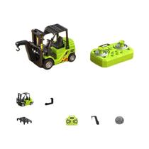 Empilhadeira De Controle Remoto Mini Caminhão De Liga 164 Com Efeitos De Luz E Som Controle Por