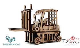 Empilhadeira - quebra cabeças 3d mecânico - darama