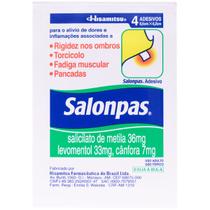 Emplastro Salompas Tamanho P com 4 unidades
