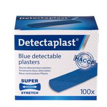 Emplastros Detectaplast Blue Elastic Metal Detectáveis em 100 tiras