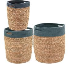 Empul cesta fibra natural 3pç Empul cesta fibra natural 3pç