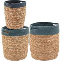 Empul Cesta Fibra Natural 3Pç Empul Cesta Fibra Natural 3Pç