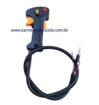 Empunhadura cpl c/ cabo acelerador rocadeira vulcan vr260h/vr330h/vr430h/vr520h/vr430s