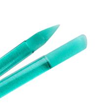 Empurrador de cutículas BONA FIDE BEAUTY Glass, 1 peça com estojo verde Empurrador de cutículas BONA FIDE BEAUTY Glass, 1 peça com estojo verde