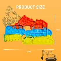 Empurre pop escavador pop fidget brinquedo, aliviador de estresse Fidget S