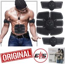 Ems Aparelho Tonificador Muscular Elétrico Abdominal Beauty body Perna Braço Academia Fitness Pad Estimulador Original