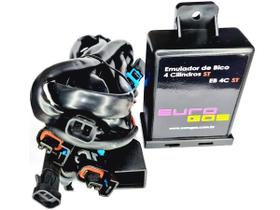 Emulador 4 Bicos Injetores Chicote Delphi Conectores Eurogas Emulador 4 Bicos Injetores Chicote Delphi Conectores Eurogas