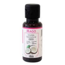 Emulsão concentrada saborizante coco 18ml mago Emulsão concentrada saborizante coco 18ml mago