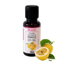 Emulsão concentrada saborizante Maracujá 18ml mago Emulsão concentrada saborizante Maracujá 18ml mago