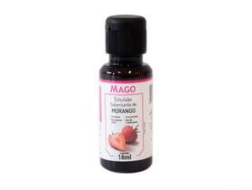 Emulsão Saborizante Essência / Aroma 18ml Morango Mago