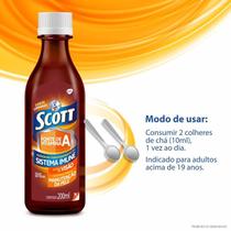 Emulsão Scott Sabor Laranja - 200 ml - GSK - SMITH KLINE