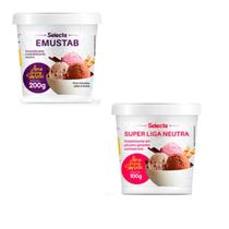 Emulsificante Emustab E Super Liga Neutra Sorvetes Kit 2 Potes Selecta